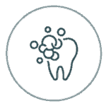 Bubbly tooth logo