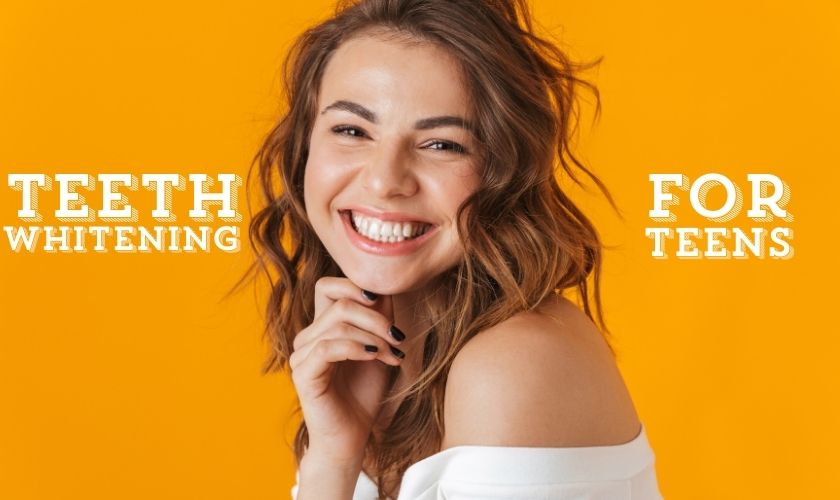 risks and benefits of teeth whitening for teenagers